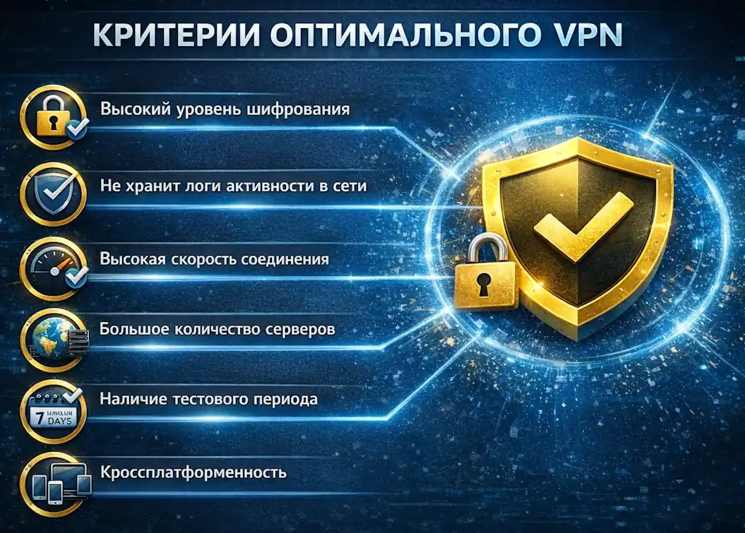 Критерии оптимального VPN